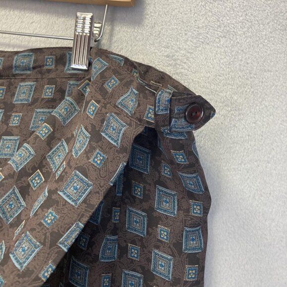 Lane Bryant Boho Maxi Wrap Skirt Womens Plus Size 24 Flowy Lightweight Brown - Picture 6 of 14